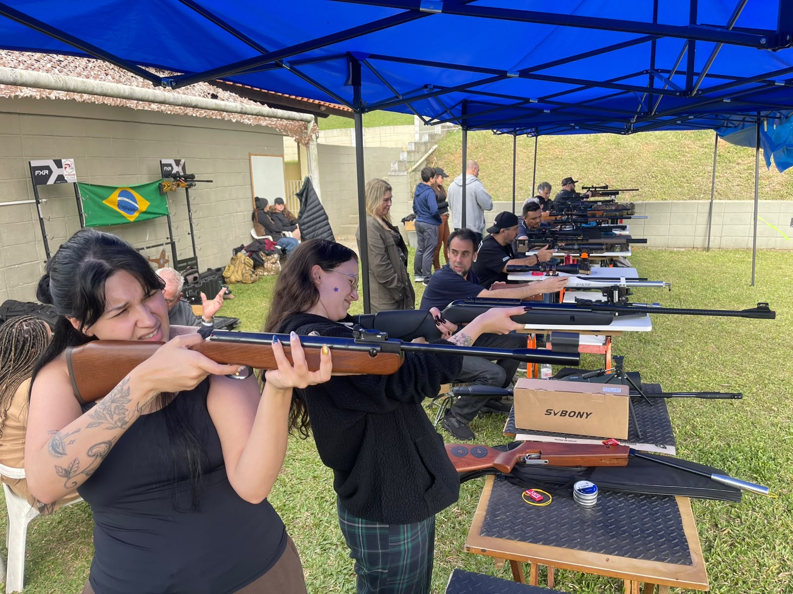 Foto da pista de torneio do Sítio Monte Aprazível